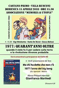 Ma chi ha detto che non c’è 14