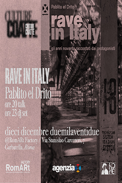 Rave in Italy flyer
